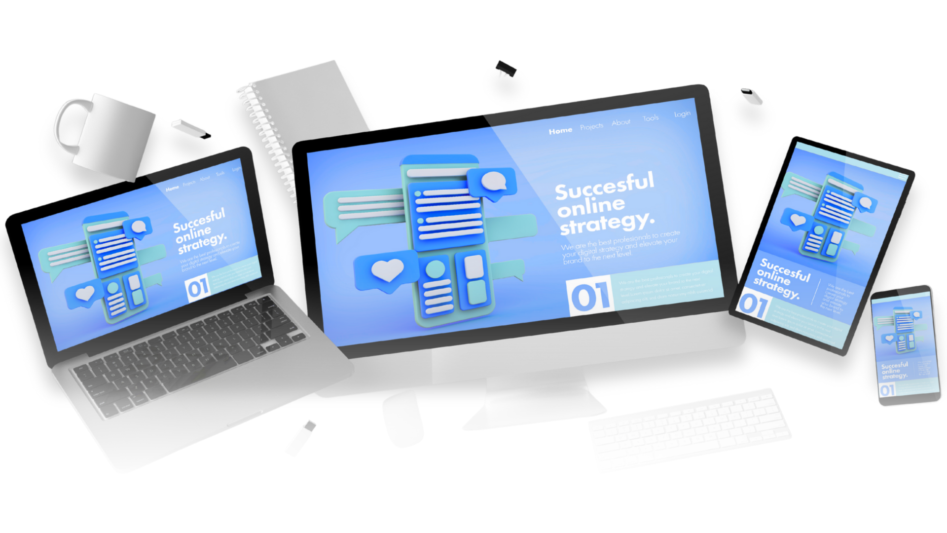 Web design SEO Copywriting online marketer